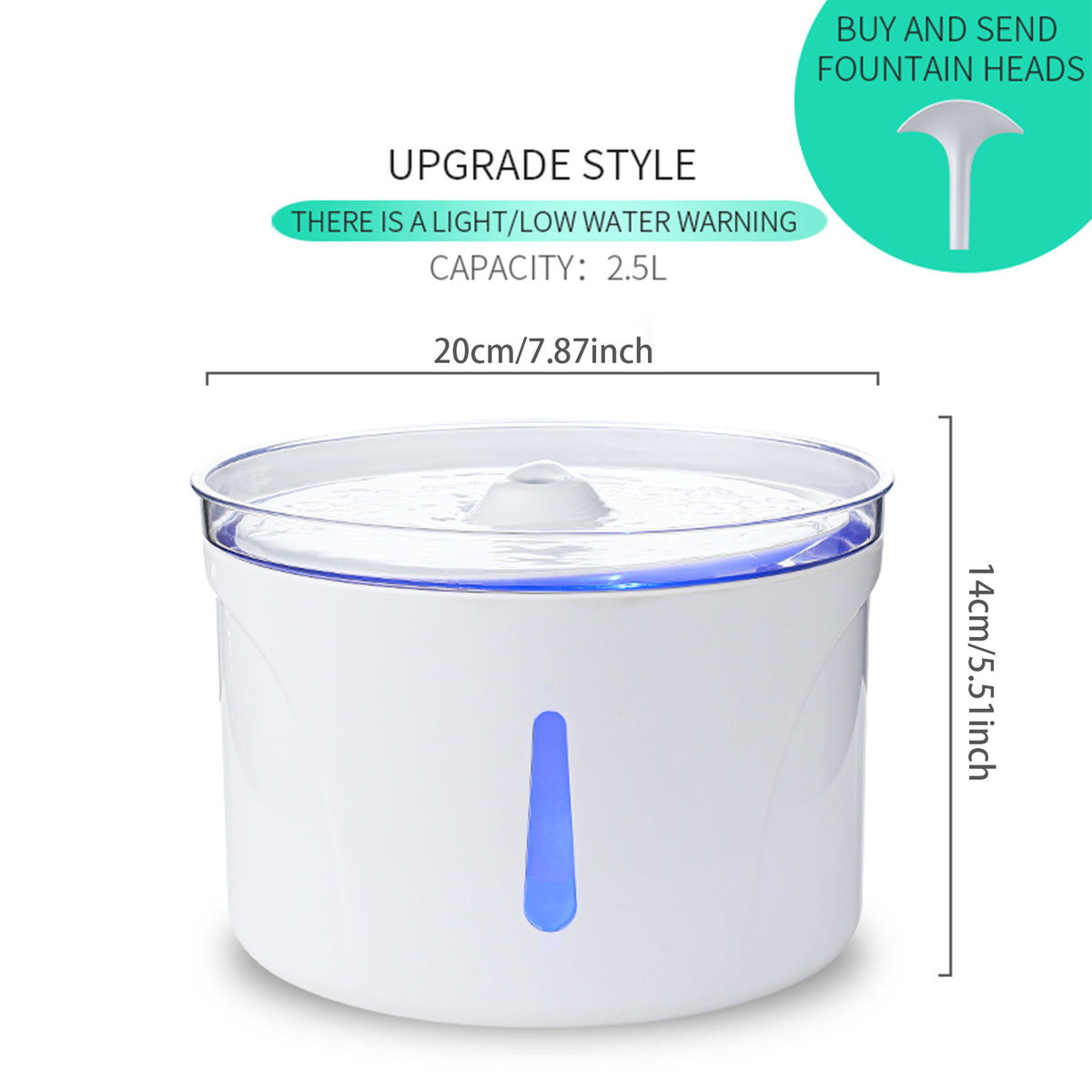 Automatic Pet Water Fountain for Fresh and Filtered Hydration