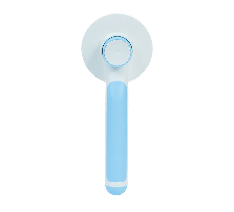 Round Handle Pet Comb for Effortless Grooming and De-shedding