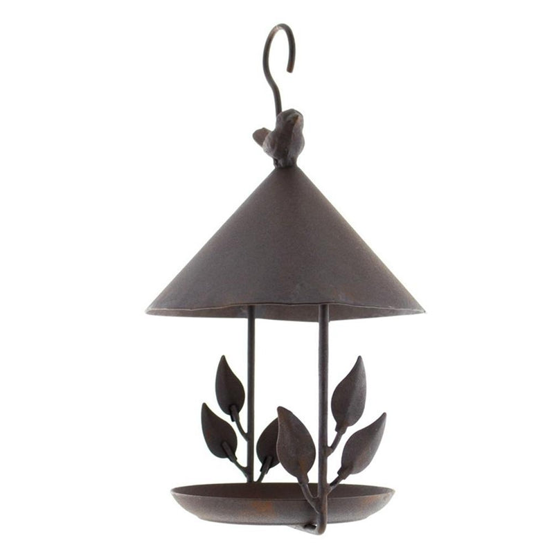 American Made Wrought Iron Bird Feeder - Durable and Stylish Solution for Your Backyard