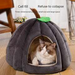 Autumn Winter Pet Nest for Dogs and Cats - Semi-Enclosed Comfort